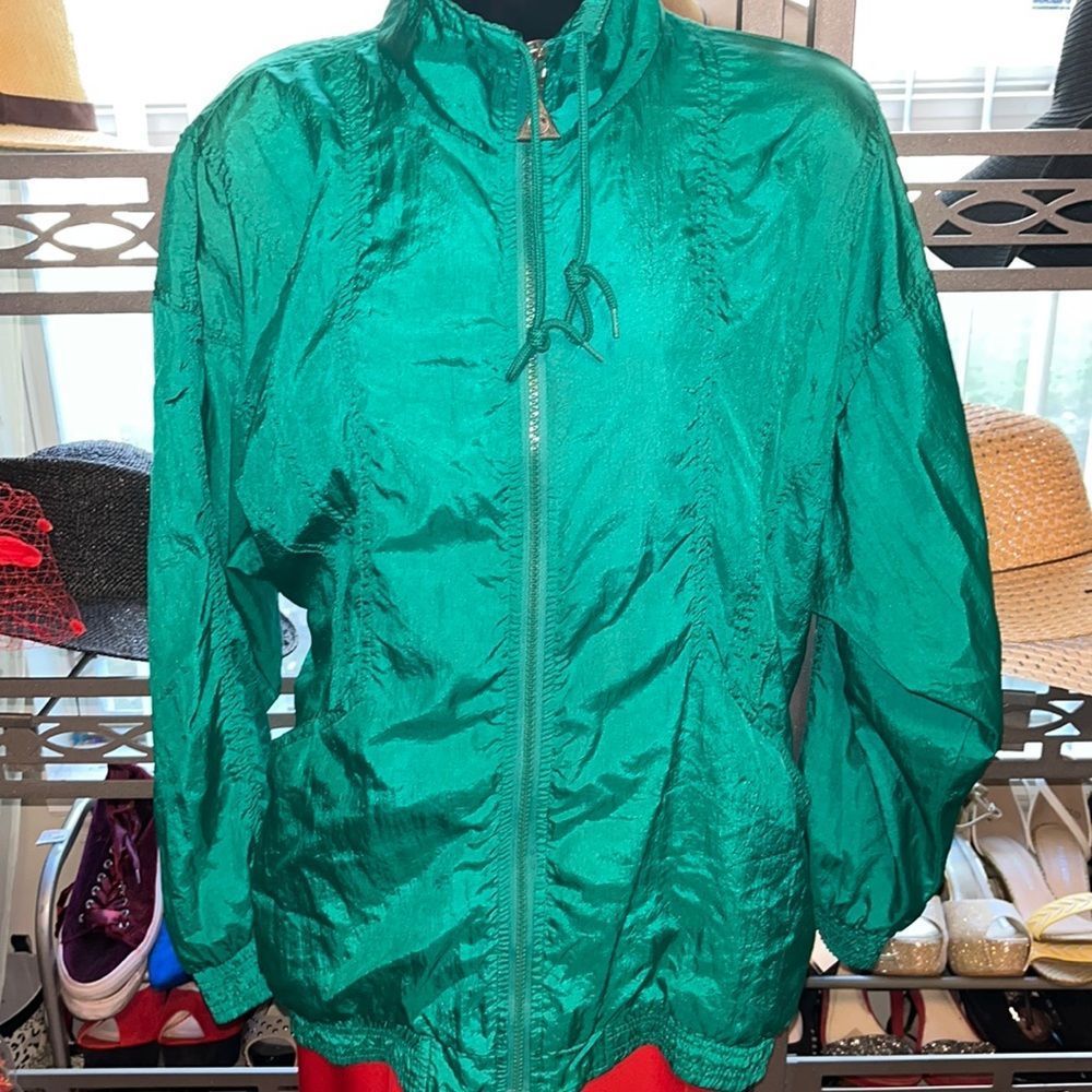 CASUAL ISLE VINTAGE green jacket Size M